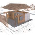 3D Wood Frame 120x120 - Conheça nosso revestimento externo em casas de madeira