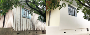 Reforma em casas de madeira Chopinzinho Paraná 300x116 - Antes e Depois