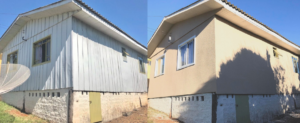 Revestimento externo em casas de madeira 300x123 - Antes e Depois