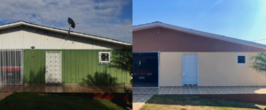 Revestimento em casas de madeira 300x124 - Antes e Depois