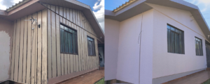 Revestimento externo em casa de madeira 300x121 - Antes e Depois