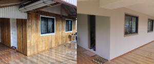 Revestimento casa de madeira Sao Lourenco 300x126 - Antes e Depois